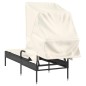 vidaXL Sonnenliege mit Dach Schwarz Poly Rattan vidaXL Sonnenliege mit Dach Schwarz Poly Rattan