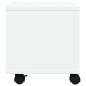vidaXL Druckerständer mit Rollen Weiß 41x32x34,5 cm vidaXL Druckerständer mit Rollen Weiß 41x32x34,5 cm