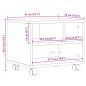 vidaXL Druckerständer mit Rollen Weiß 41x32x34,5 cm vidaXL Druckerständer mit Rollen Weiß 41x32x34,5 cm