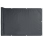 vidaXL Balkon-Sichtschutz Anthrazit 300x75 cm PVC vidaXL Balkon-Sichtschutz Anthrazit 300x75 cm PVC