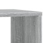 vidaXL Beistelltisch mit Rollen Grau Sonoma 50x30x55 cm Holzwerkstoff vidaXL Beistelltisch mit Rollen Grau Sonoma 50x30x55 cm Holzwerkstoff