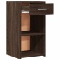 vidaXL Nachttisch Braun Eichen-Optik 35x34x65 cm Holzwerkstoff vidaXL Nachttisch Braun Eichen-Optik 35x34x65 cm Holzwerkstoff
