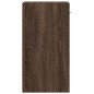 vidaXL Nachttisch Braun Eichen-Optik 35x34x65 cm Holzwerkstoff vidaXL Nachttisch Braun Eichen-Optik 35x34x65 cm Holzwerkstoff