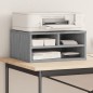 vidaXL Druckerständer Grau Sonoma 49x40x22,5 cm Holzwerkstoff vidaXL Druckerständer Grau Sonoma 49x40x22,5 cm Holzwerkstoff
