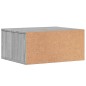 vidaXL Druckerständer Grau Sonoma 49x40x22,5 cm Holzwerkstoff vidaXL Druckerständer Grau Sonoma 49x40x22,5 cm Holzwerkstoff