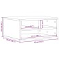 vidaXL Druckerständer Grau Sonoma 49x40x22,5 cm Holzwerkstoff vidaXL Druckerständer Grau Sonoma 49x40x22,5 cm Holzwerkstoff
