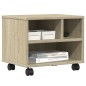 vidaXL Druckerständer mit Rollen Sonoma-Eiche 41x32x34,5 cm vidaXL Druckerständer mit Rollen Sonoma-Eiche 41x32x34,5 cm