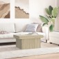 vidaXL Couchtisch Sonoma-Eiche 80x55x40 cm Holzwerkstoff vidaXL Couchtisch Sonoma-Eiche 80x55x40 cm Holzwerkstoff