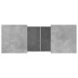 vidaXL Couchtisch Betongrau 100x55x40 cm Holzwerkstoff vidaXL Couchtisch Betongrau 100x55x40 cm Holzwerkstoff