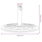 vidaXL Sonnenschirmständer für Ø38/48 mm Mast 12 kg Rund vidaXL Sonnenschirmständer für Ø38/48 mm Mast 12 kg Rund