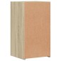vidaXL Nachttische 2 Stk. Sonoma-Eiche 35x34x65 cm Holzwerkstoff vidaXL Nachttische 2 Stk. Sonoma-Eiche 35x34x65 cm Holzwerkstoff