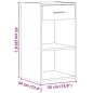vidaXL Nachttische 2 Stk. Sonoma-Eiche 35x34x65 cm Holzwerkstoff vidaXL Nachttische 2 Stk. Sonoma-Eiche 35x34x65 cm Holzwerkstoff