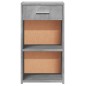 vidaXL Nachttische 2 Stk. Betongrau 35x34x65 cm Holzwerkstoff vidaXL Nachttische 2 Stk. Betongrau 35x34x65 cm Holzwerkstoff