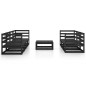 8-tlg. Garten-Lounge-Set Schwarz Massivholz Kiefer 8-tlg. Garten-Lounge-Set Schwarz Massivholz Kiefer