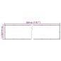 vidaXL Balkon-Sichtschutz Steinoptik 300x75 cm PVC vidaXL Balkon-Sichtschutz Steinoptik 300x75 cm PVC