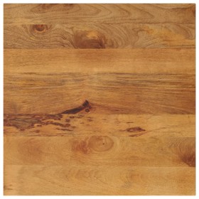 vidaXL Tischplatte 80x80x2,5 cm Quadratisch Massivholz Mango