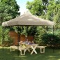 vidaXL Partyzelt Faltbar Pop-Up Taupe 292x292x315 cm vidaXL Partyzelt Faltbar Pop-Up Taupe 292x292x315 cm