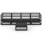 5-tlg. Garten-Lounge-Set Schwarz Massivholz Kiefer 5-tlg. Garten-Lounge-Set Schwarz Massivholz Kiefer
