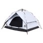 vidaXL Kuppel-Campingzelt 3 Personen Weiß Verdunkelt Quick Release vidaXL Kuppel-Campingzelt 3 Personen Weiß Verdunkelt Quick Release