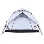 vidaXL Kuppel-Campingzelt 3 Personen Weiß Verdunkelt Quick Release vidaXL Kuppel-Campingzelt 3 Personen Weiß Verdunkelt Quick Release