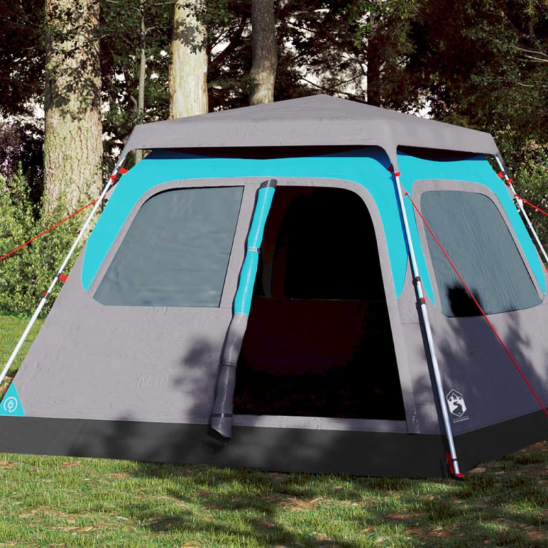 vidaXL Kuppel-Campingzelt 4 Personen Blau Quick Release vidaXL Kuppel-Campingzelt 4 Personen Blau Quick Release