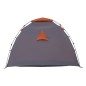 vidaXL Kuppel-Campingzelt 4 Personen Grau und Orange Quick Release vidaXL Kuppel-Campingzelt 4 Personen Grau und Orange Quick Release