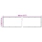 vidaXL Balkon-Sichtschutz Steinoptik Grau 800x75 cm PVC vidaXL Balkon-Sichtschutz Steinoptik Grau 800x75 cm PVC