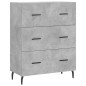Highboard Betongrau 69,5x34x180 cm Holzwerkstoff Highboard Betongrau 69,5x34x180 cm Holzwerkstoff