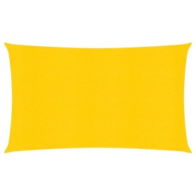 vidaXL Sonnensegel 160 g/m² Rechteckig Gelb 4x7 m HDPE