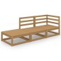 vidaXL 3-tlg. Garten-Lounge-Set Honigbraun Massivholz Kiefer vidaXL 3-tlg. Garten-Lounge-Set Honigbraun Massivholz Kiefer