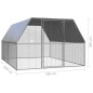 vidaXL Hühnerkäfig 3x4x2 m Verzinkter Stahl vidaXL Hühnerkäfig 3x4x2 m Verzinkter Stahl