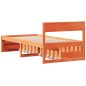 vidaXL Massivholzbett ohne Matratze Wachsbraun 90x190 cm Kiefernholz vidaXL Massivholzbett ohne Matratze Wachsbraun 90x190 cm Kiefernholz