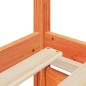 vidaXL Massivholzbett ohne Matratze Wachsbraun 90x190 cm Kiefernholz vidaXL Massivholzbett ohne Matratze Wachsbraun 90x190 cm Kiefernholz