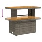 vidaXL 4-tlg. Garten-Essgruppe mit Kissen Grau Poly Rattan vidaXL 4-tlg. Garten-Essgruppe mit Kissen Grau Poly Rattan