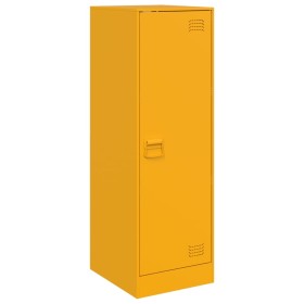 vidaXL Sideboard Senfgelb 34,5x39x107 cm Stahl