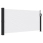 vidaXL Seitenmarkise Ausziehbar Weiß 100x300 cm vidaXL Seitenmarkise Ausziehbar Weiß 100x300 cm