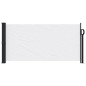 vidaXL Seitenmarkise Ausziehbar Weiß 100x300 cm vidaXL Seitenmarkise Ausziehbar Weiß 100x300 cm