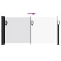 vidaXL Seitenmarkise Ausziehbar Weiß 100x300 cm vidaXL Seitenmarkise Ausziehbar Weiß 100x300 cm