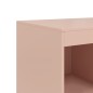 vidaXL Highboard Rosa 67x39x95 cm Stahl