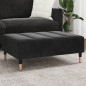 vidaXL Fußhocker Schwarz 77x55x31 cm Samt vidaXL Fußhocker Schwarz 77x55x31 cm Samt