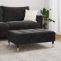 vidaXL Fußhocker Schwarz 77x55x31 cm Samt vidaXL Fußhocker Schwarz 77x55x31 cm Samt