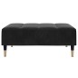 vidaXL Fußhocker Schwarz 77x55x31 cm Samt vidaXL Fußhocker Schwarz 77x55x31 cm Samt