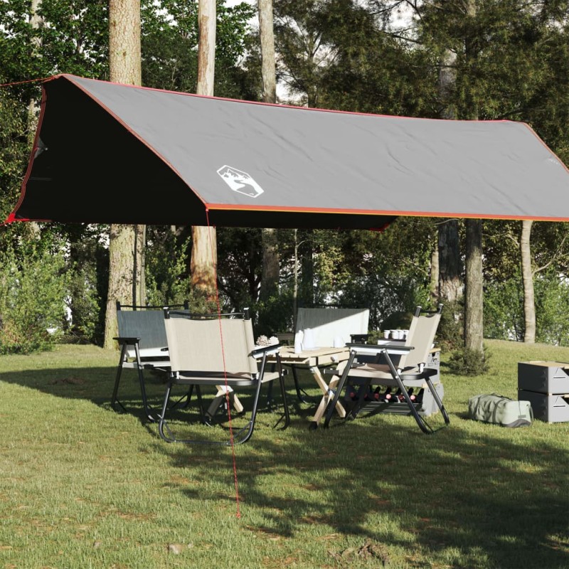vidaXL Tarp Grau und Orange 500x294 cm Wasserdicht vidaXL Tarp Grau und Orange 500x294 cm Wasserdicht