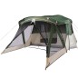 vidaXL Campingzelt mit Vorzelt 4 Personen Grün Wasserdicht vidaXL Campingzelt mit Vorzelt 4 Personen Grün Wasserdicht