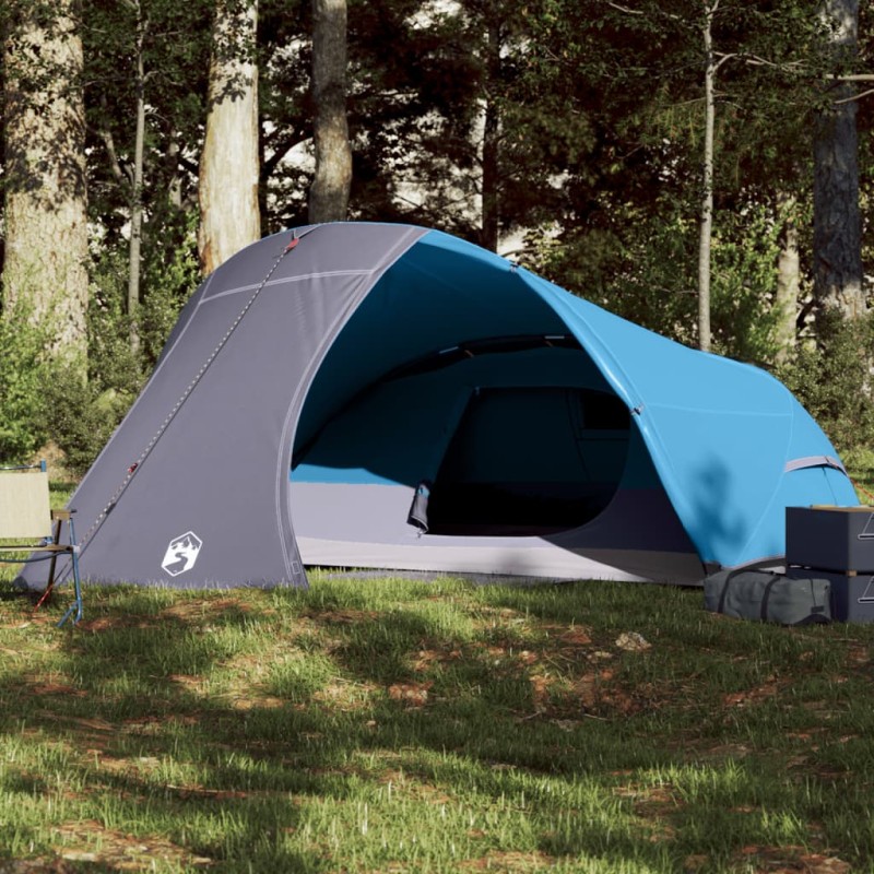 vidaXL Kuppel-Campingzelt 4 Personen Blau Wasserdicht vidaXL Kuppel-Campingzelt 4 Personen Blau Wasserdicht