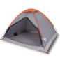 vidaXL Kuppel-Campingzelt 2 Personen Grau und Orange Wasserdicht vidaXL Kuppel-Campingzelt 2 Personen Grau und Orange Wasserdicht