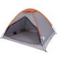 vidaXL Kuppel-Campingzelt 2 Personen Grau und Orange Wasserdicht vidaXL Kuppel-Campingzelt 2 Personen Grau und Orange Wasserdicht