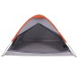 vidaXL Kuppel-Campingzelt 2 Personen Grau und Orange Wasserdicht vidaXL Kuppel-Campingzelt 2 Personen Grau und Orange Wasserdicht