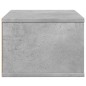vidaXL Druckerständer Betongrau 40x32x22,5 cm Holzwerkstoff vidaXL Druckerständer Betongrau 40x32x22,5 cm Holzwerkstoff