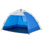 vidaXL Strandzelt 2 Personen Azurblau Quick Release Wasserdicht vidaXL Strandzelt 2 Personen Azurblau Quick Release Wasserdicht